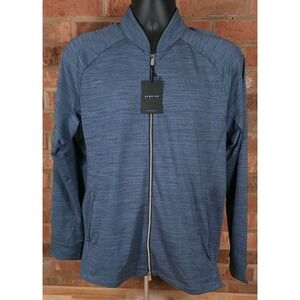 Dunning Golf Skylar Halo Heather Golf Jacket Womens XL Blue Full Zip Performance